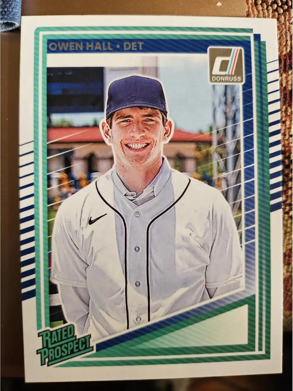 Owen Hall - 2025 Panini Donruss baseball - #130 - Tigers - RAW Mint